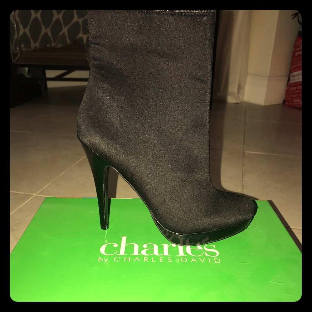 4 inch heel. Charles by Charles David bootie